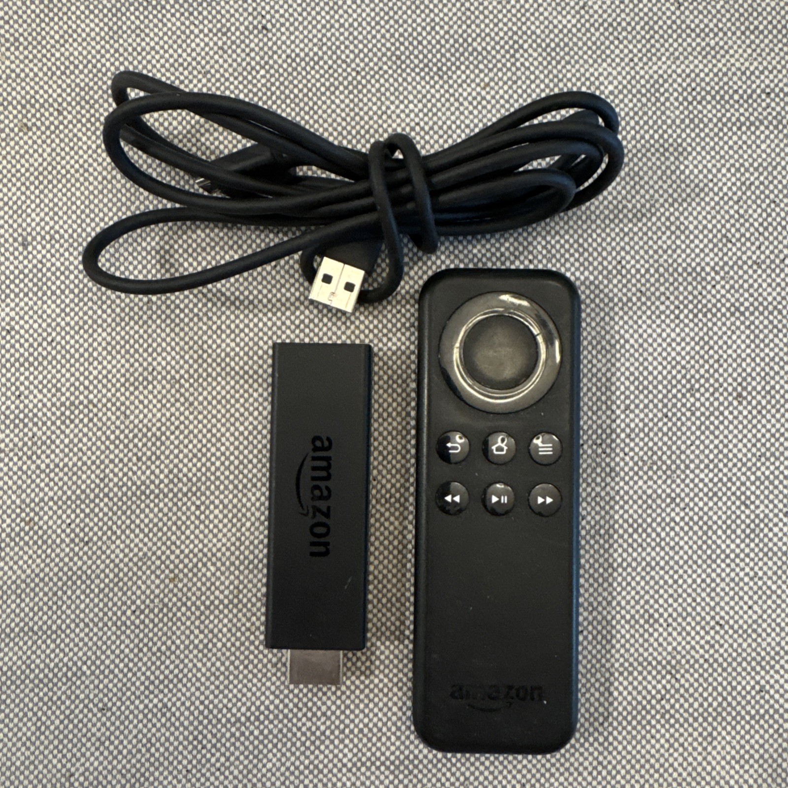 Amazon Fire Stick Model W87CUN 1st Generation Remote & Dongle.  **working**
