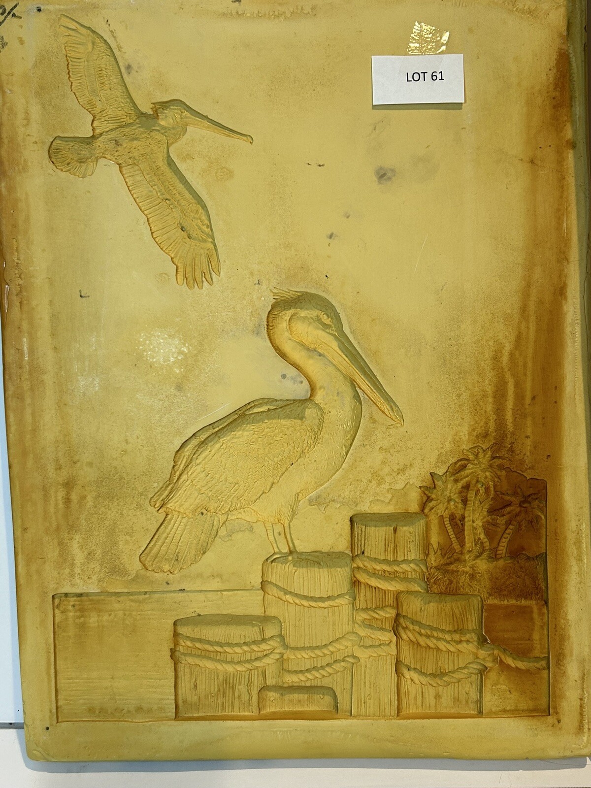 Pelicans Paper Casting Mold, Air Dry Clay, Clay #61