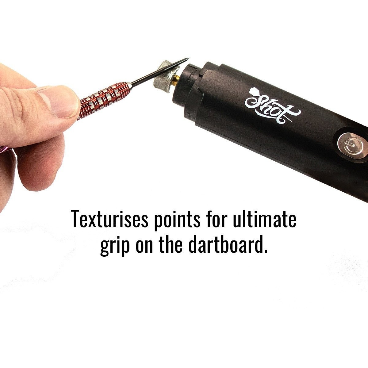 SHOT TURBO DART SHARPENER FOR POINT SHARPENING AND TEXTURING
