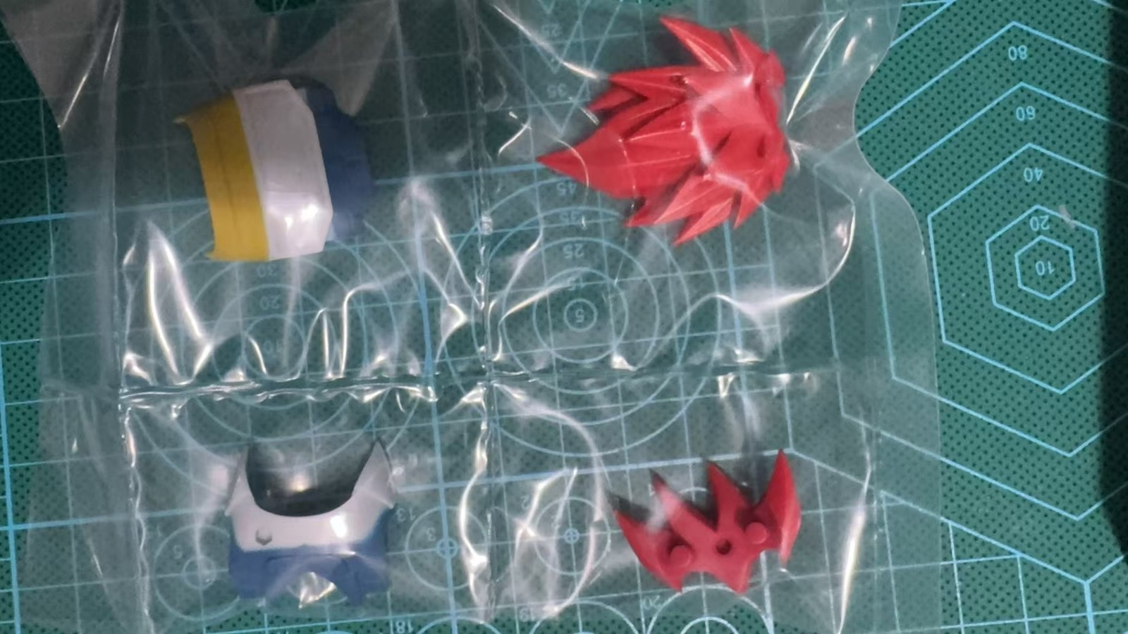 CLD custom 1/12 shf Vegeta Super Saiyan God Head sculpture In stock（ No Figure）