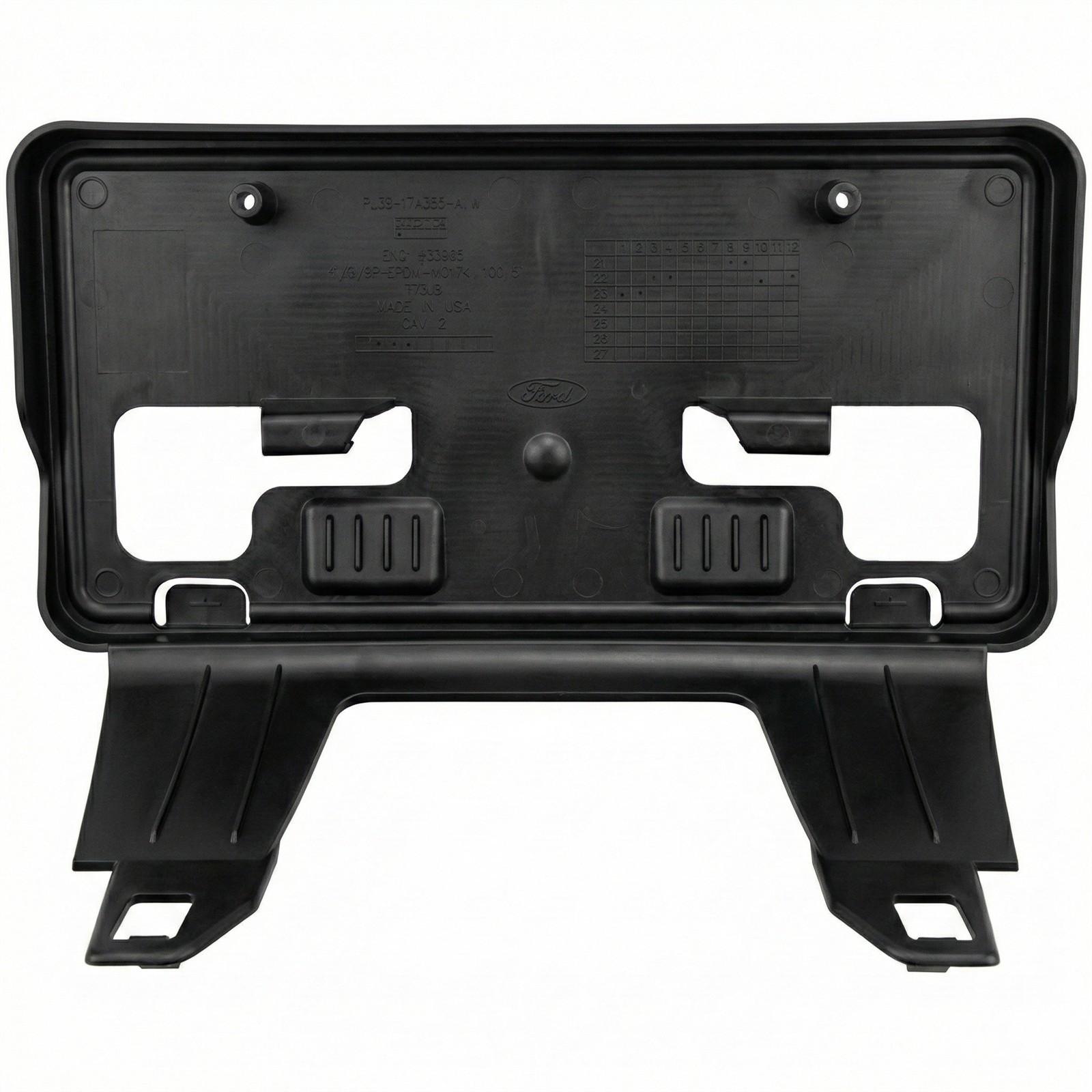 Front License Plate Bracket PC3Z17A385AA Ford F250 2023-2026 Super Duty F350