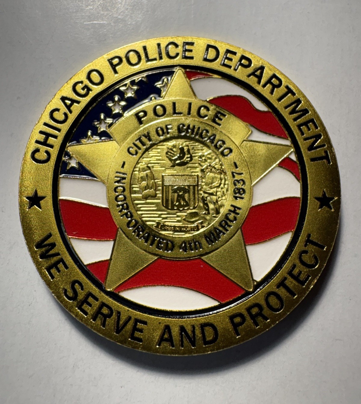 Chicago Police Challenge Coin