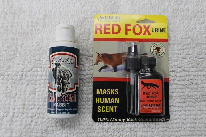 WILDLIFE RESEARCH CENTER FOX URINE/CABELAS RABBIT TRAIL SCENT