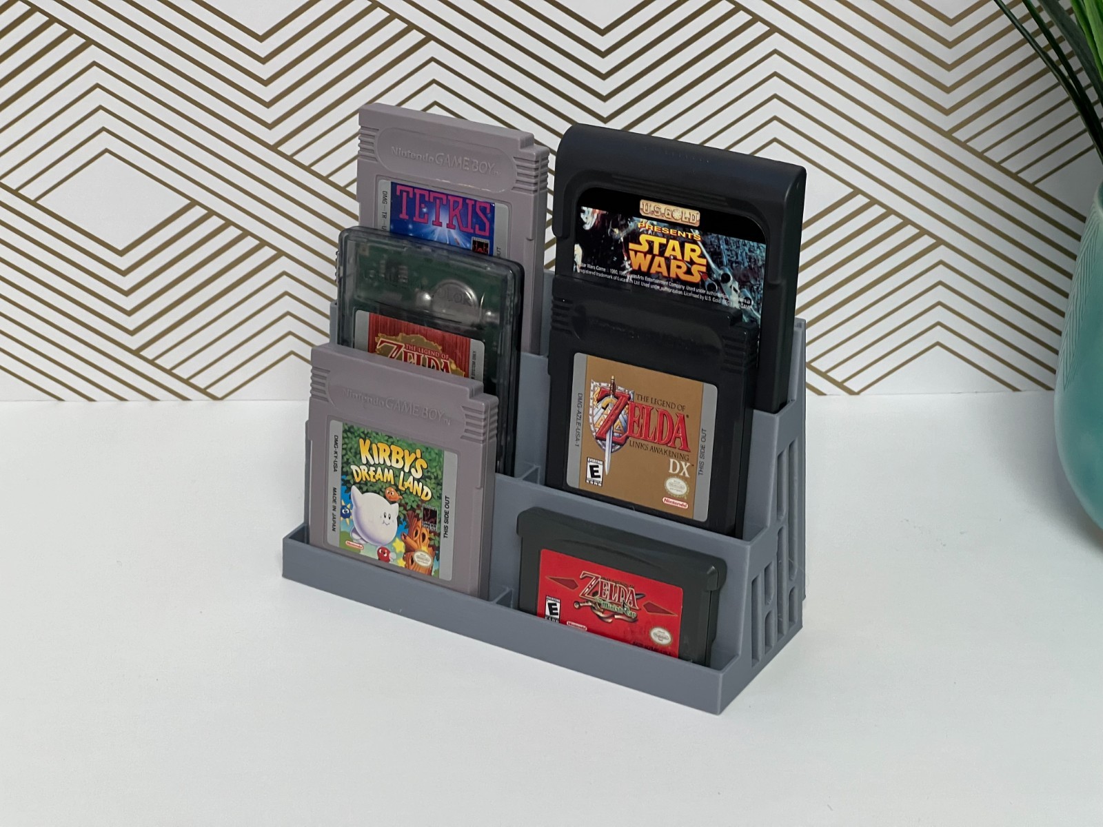 Nintendo Gameboy, GBC, GBA and Sega GameGear Modular Stacking Display, 3D Print