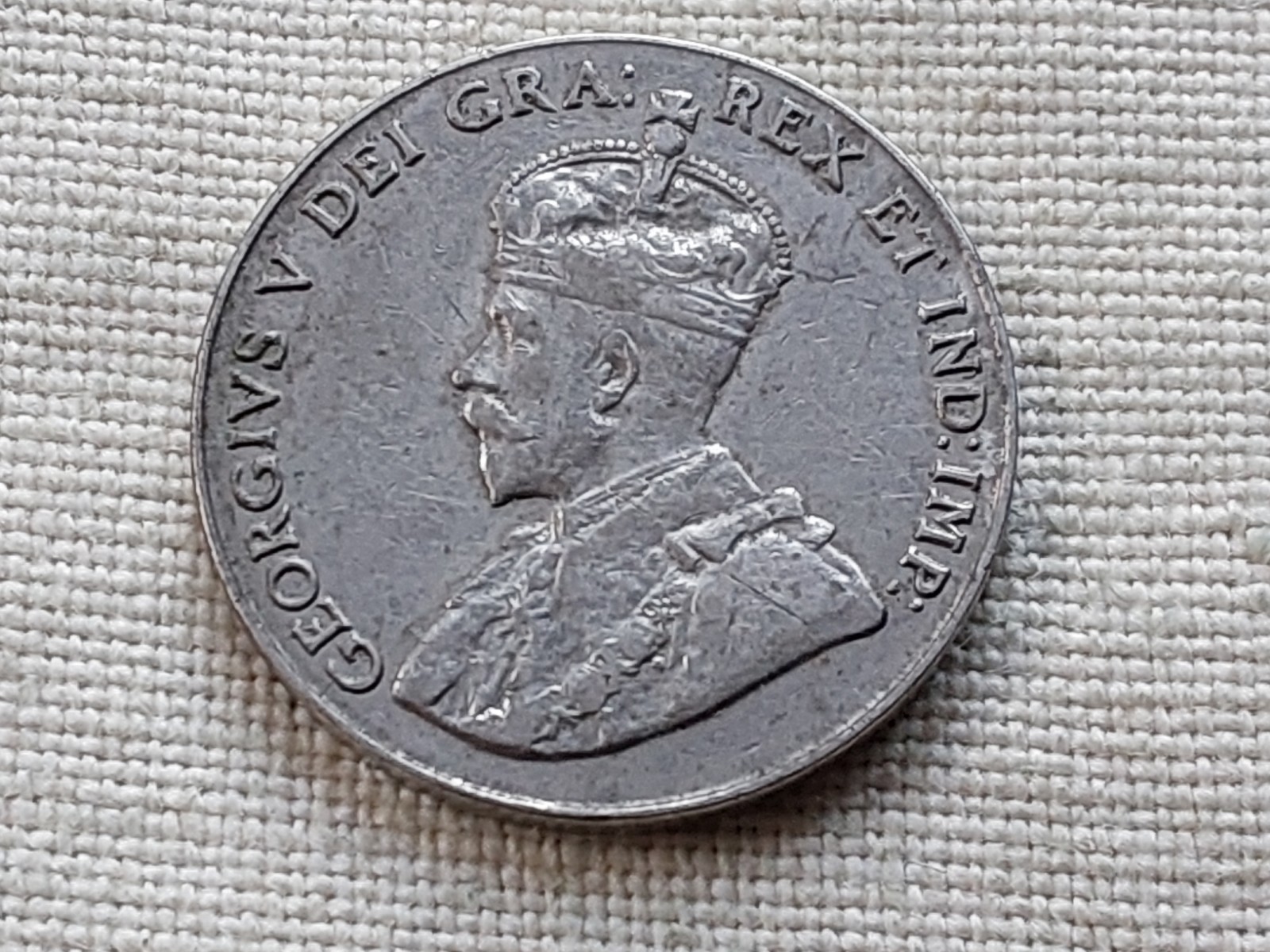 1929 Canada 5 cents