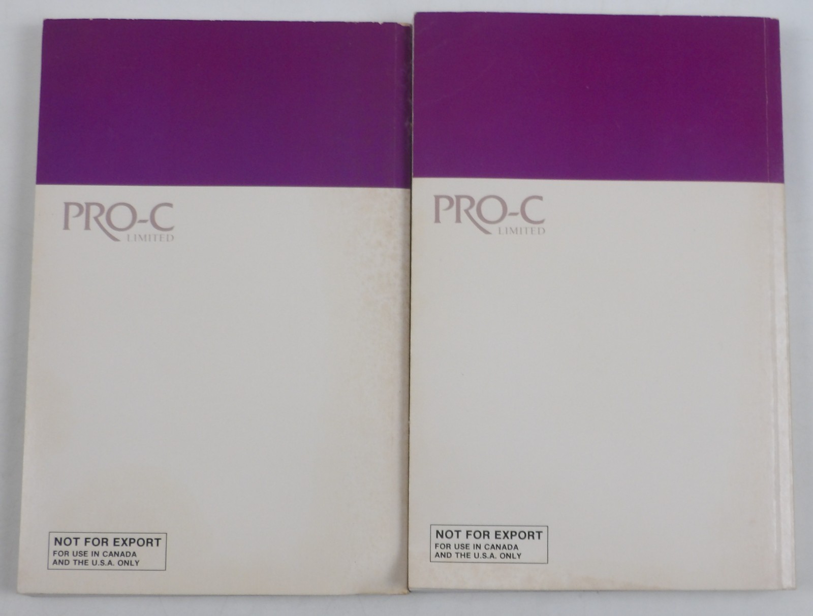 Pro-C Limited Version 2.0 Manual Set - Tutorial & User's Reference - 1992