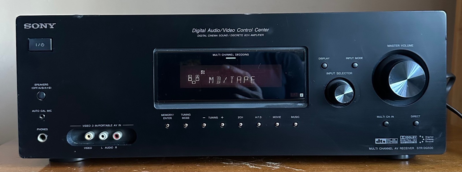 Sony STR-DG500 6.1 Channel 110 Watt Digital Audio Video Control Receiver Center