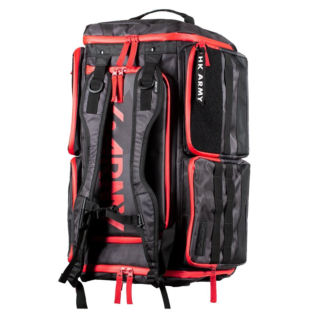 HK Army Paintball Expand 35L Padded Backpack Duffel Gear Bag Shroud Red NEW