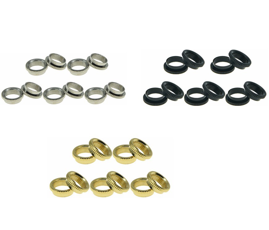 10x Brass Metric Thread Deep Nut Toggle Switch Nut for Epiphone/Import Switches