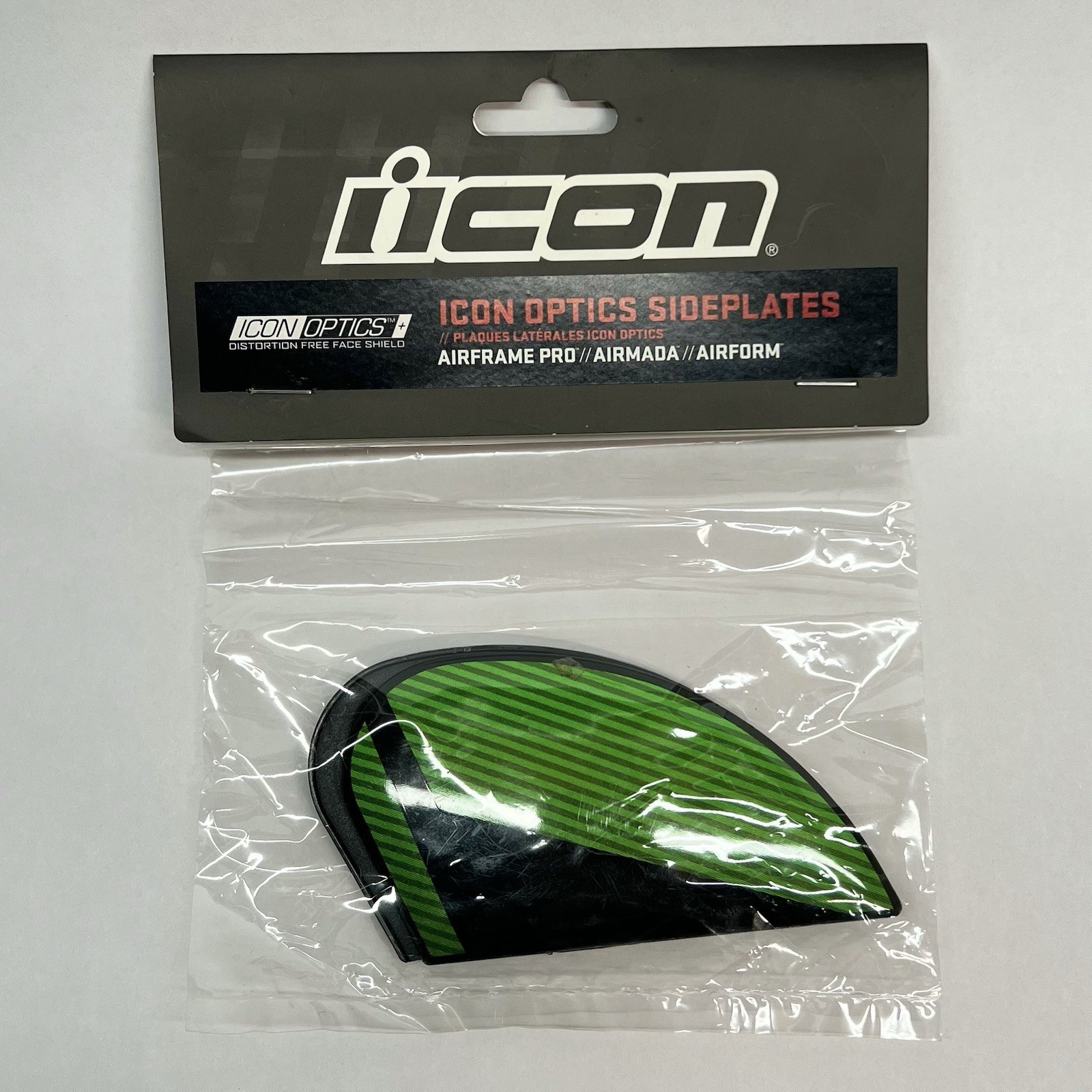 ICON AIRFORM CONFLUX GREEN REPLACEMENT SIDE PLATES #0133-1217