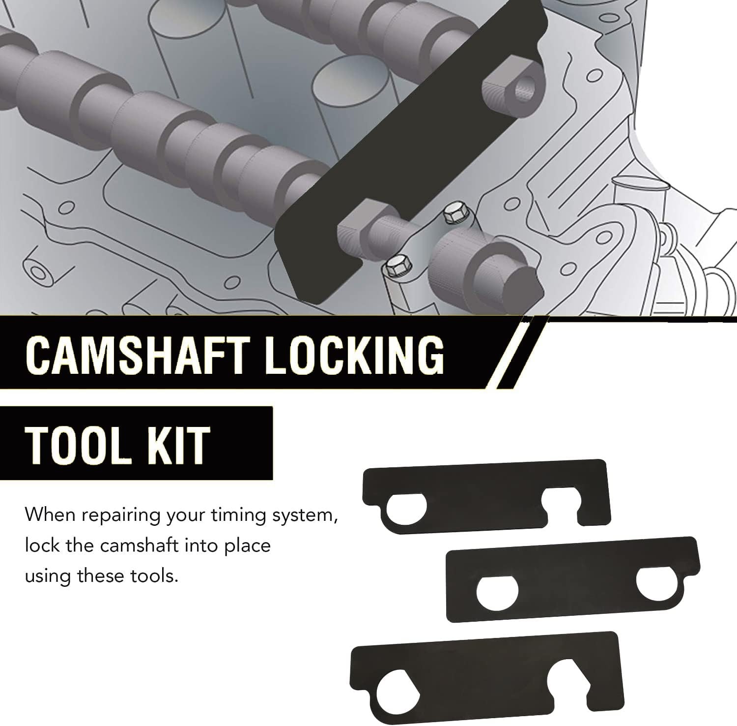 GM Timing Chain Camshaft Holding Tool Retaining Set for Cadillac Buick...