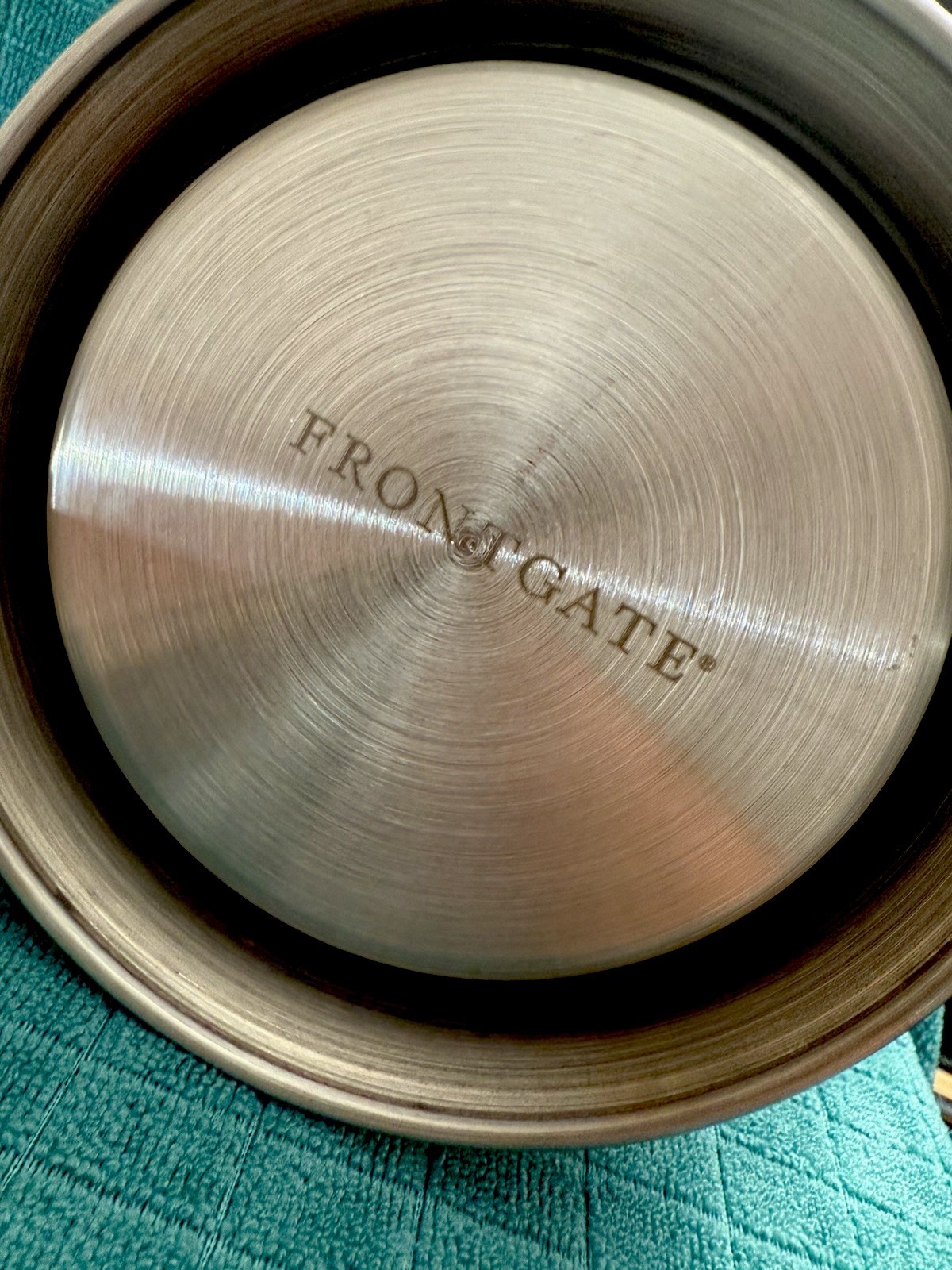 Frontgate Super Chill Chilling Coaster Single Stainless Steel EUC
