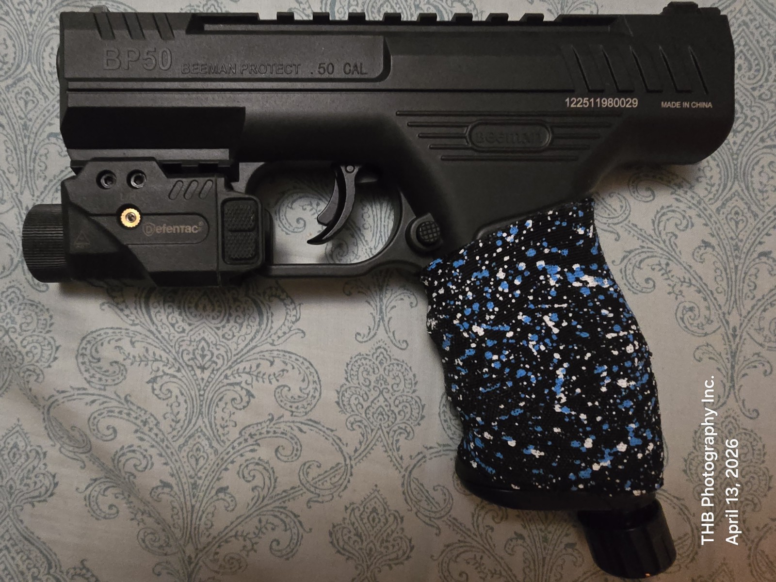 Beeman BP50 .50 Cal CO2 Projectile Launcher Pistol - Black