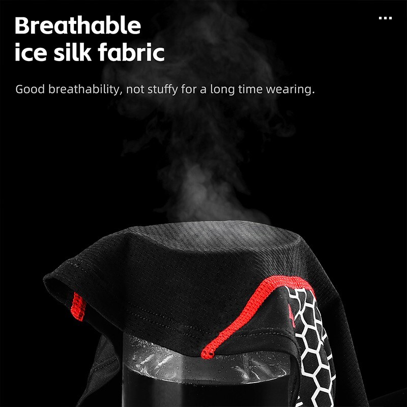 Summer Ice Silk Motorcycle Balaclava Face Mask Cover Breathable Cycling Cap Hat