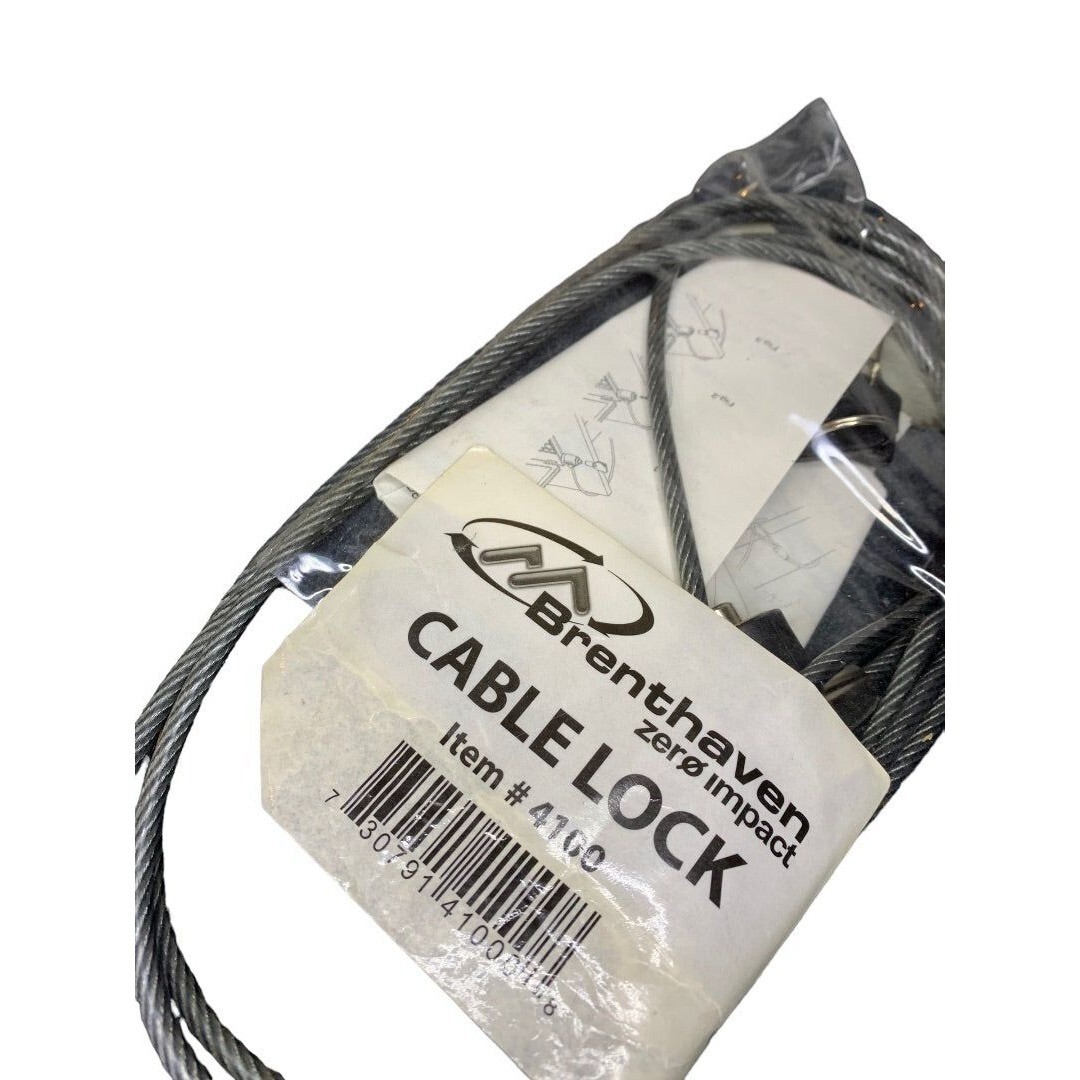 Brenthaven Zero Impact 4100 Keyed Cable Lock for Notebooks and Laptops