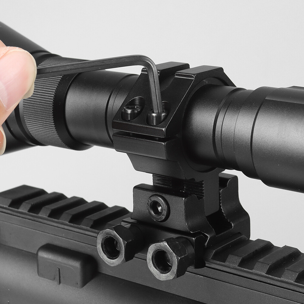 2Pcs Precision Scope Rings 1''/30mm Adjustable Height Scope Mount for 11mm Rail