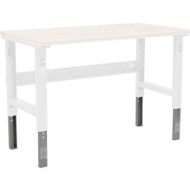 Industrial Leg Extender Kit Gray Pack of 2  Industrial 319131 707022326643 Gray