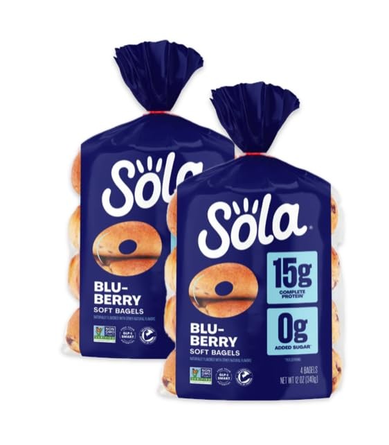 SOLA Low Carb Bread & Bagels Variety | Keto Friendly, , Low Net Carbs | 2 Pack
