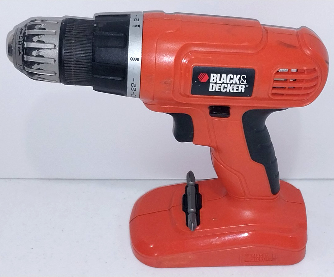 Clean, EUC Black & Decker #GCO1800 Cordless Drill ONLY (No Battery Or Charger)