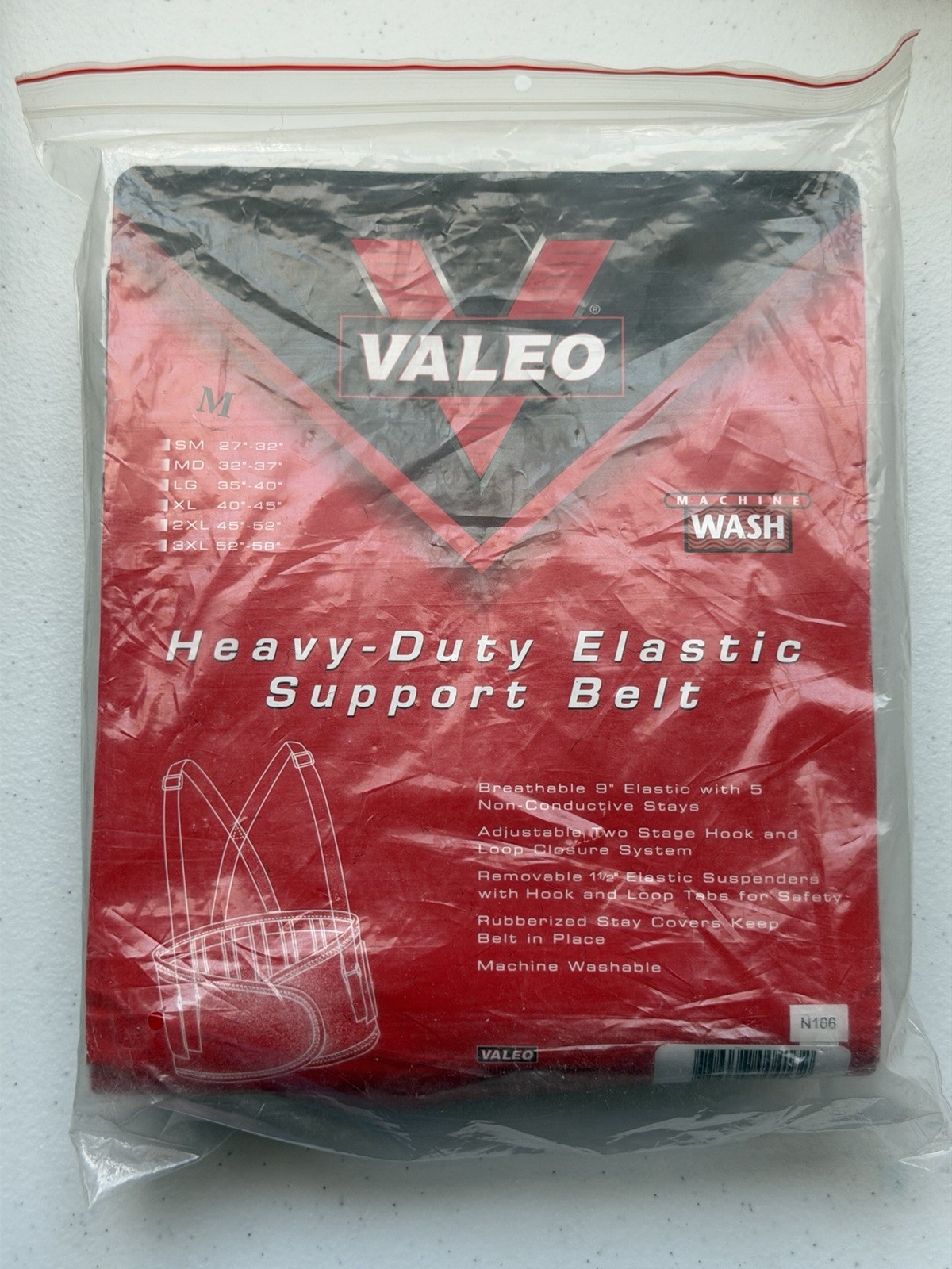 Valeo Heavy-Duty Support Belt Size M