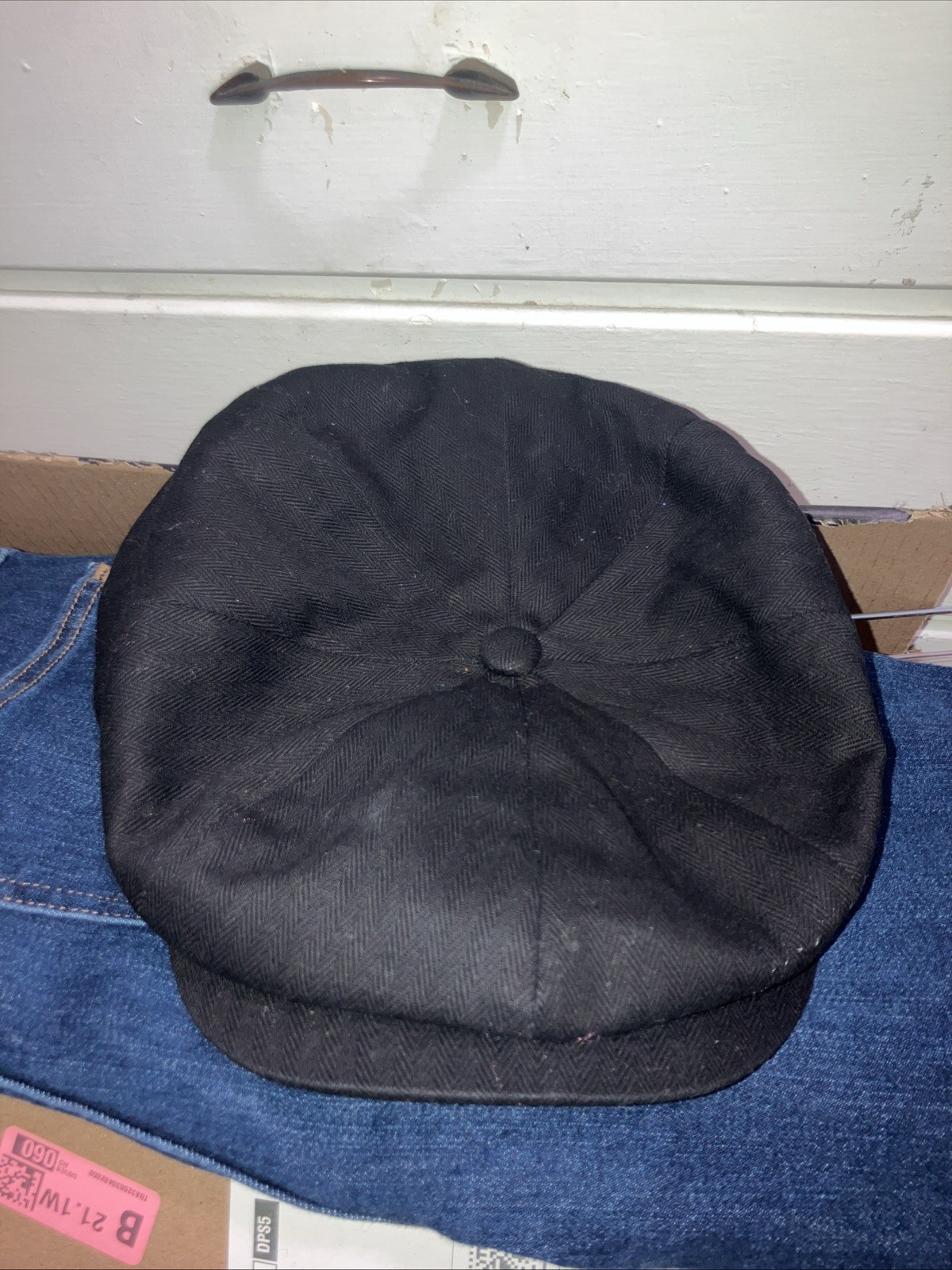 Brixton Brood Baggy Snap Cap Large Black NWT New