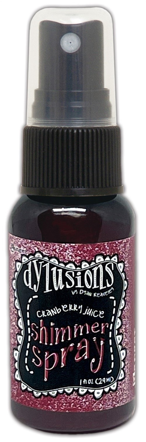 Dylusions Shimmer Sprays 1oz-Cranberry Juice - 3 Pack