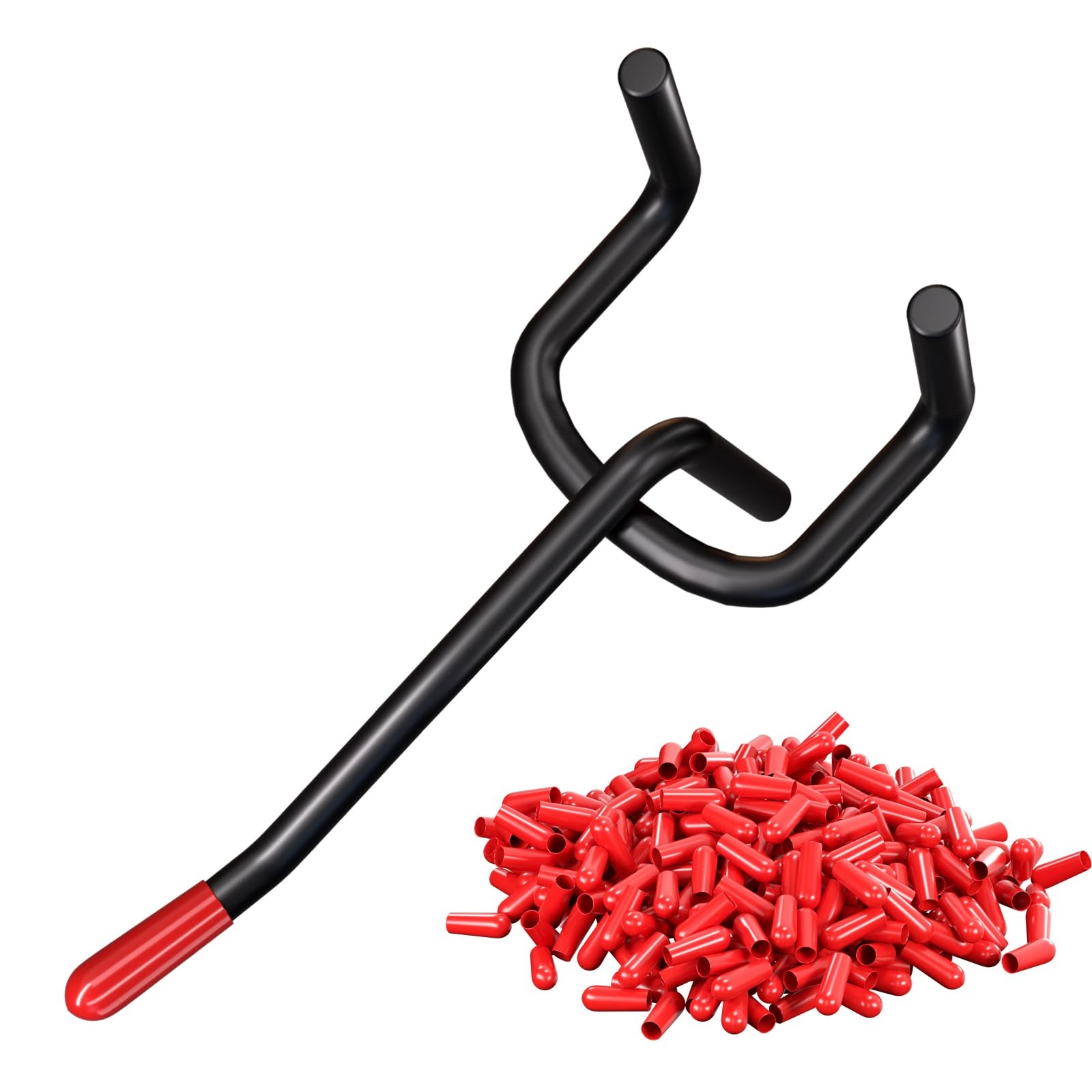 50 PCS 2 Inch Pegboard Hooks For Hanging Organizer Accessories Fit Metal Board
