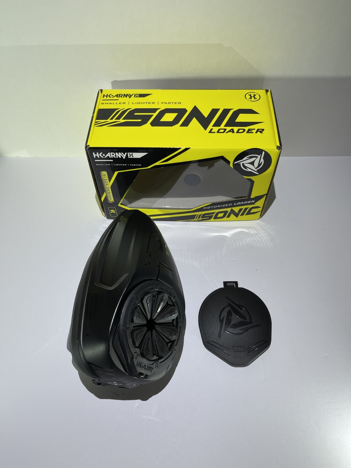 HK Army Sonic Loader Plus Electronic Paintball Hopper Excellent Condition
