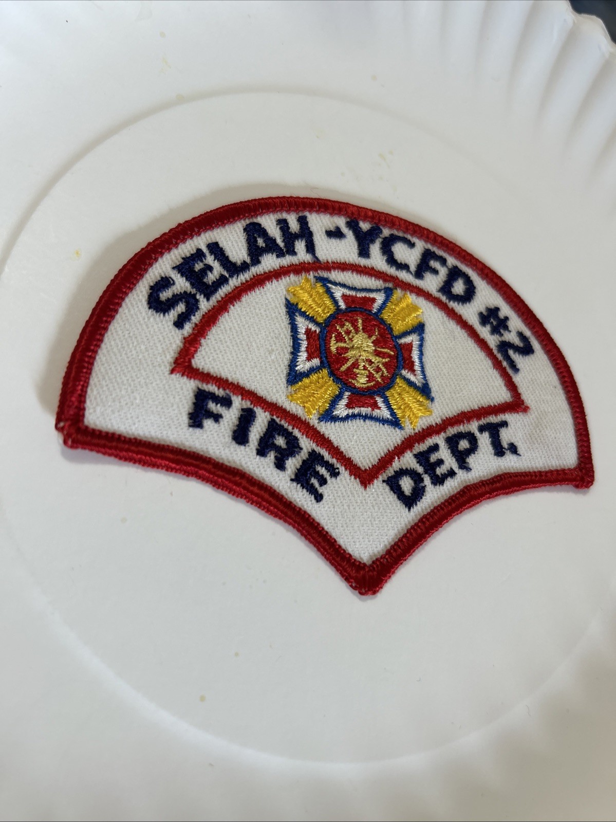 Vintage Fire Station Patch Selah YCFD #2 Yakima WA Dept Engine Firefighter