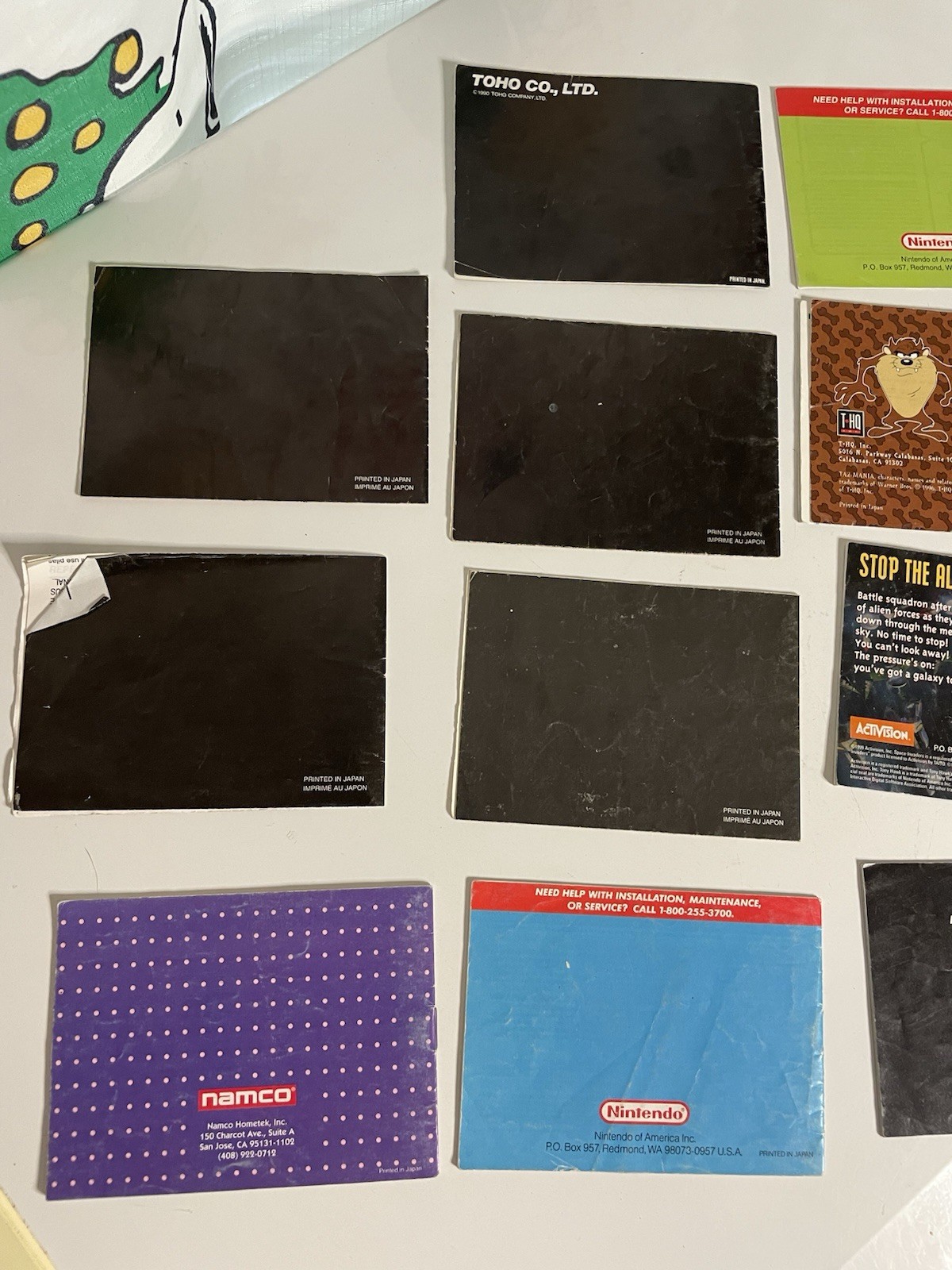 13-Nintendo Game Boy Manuals