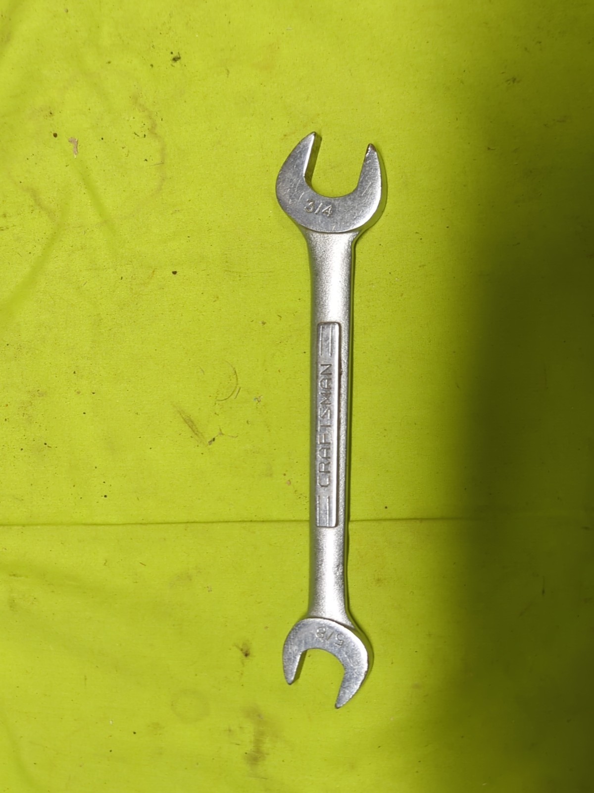 CRAFTSMAN 44582 5/8 & 3/4  Open End Wrench  -V-
