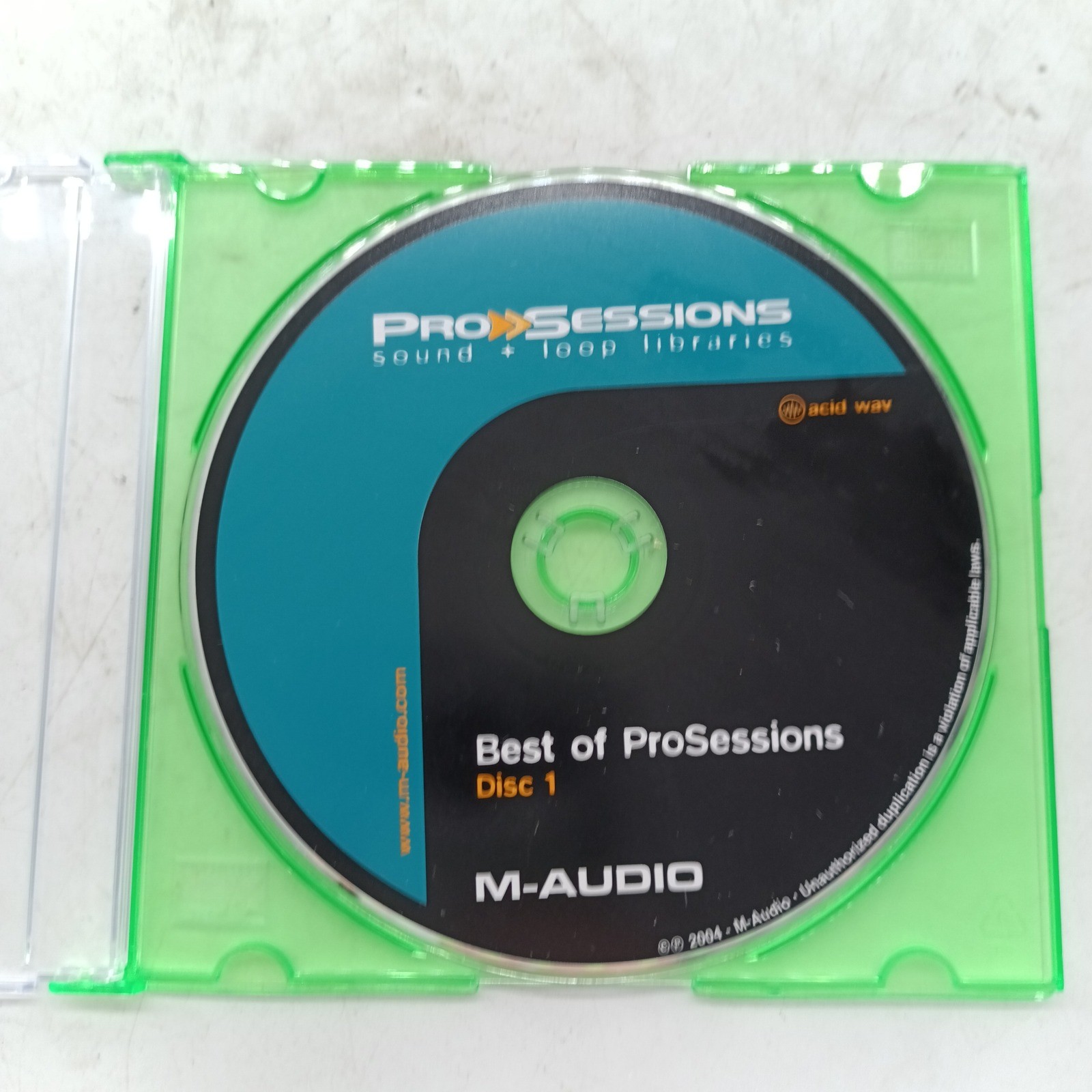 M-Audio ProSessions Best of ProSessions Disc 1 Sound Loop Library Acid WAV