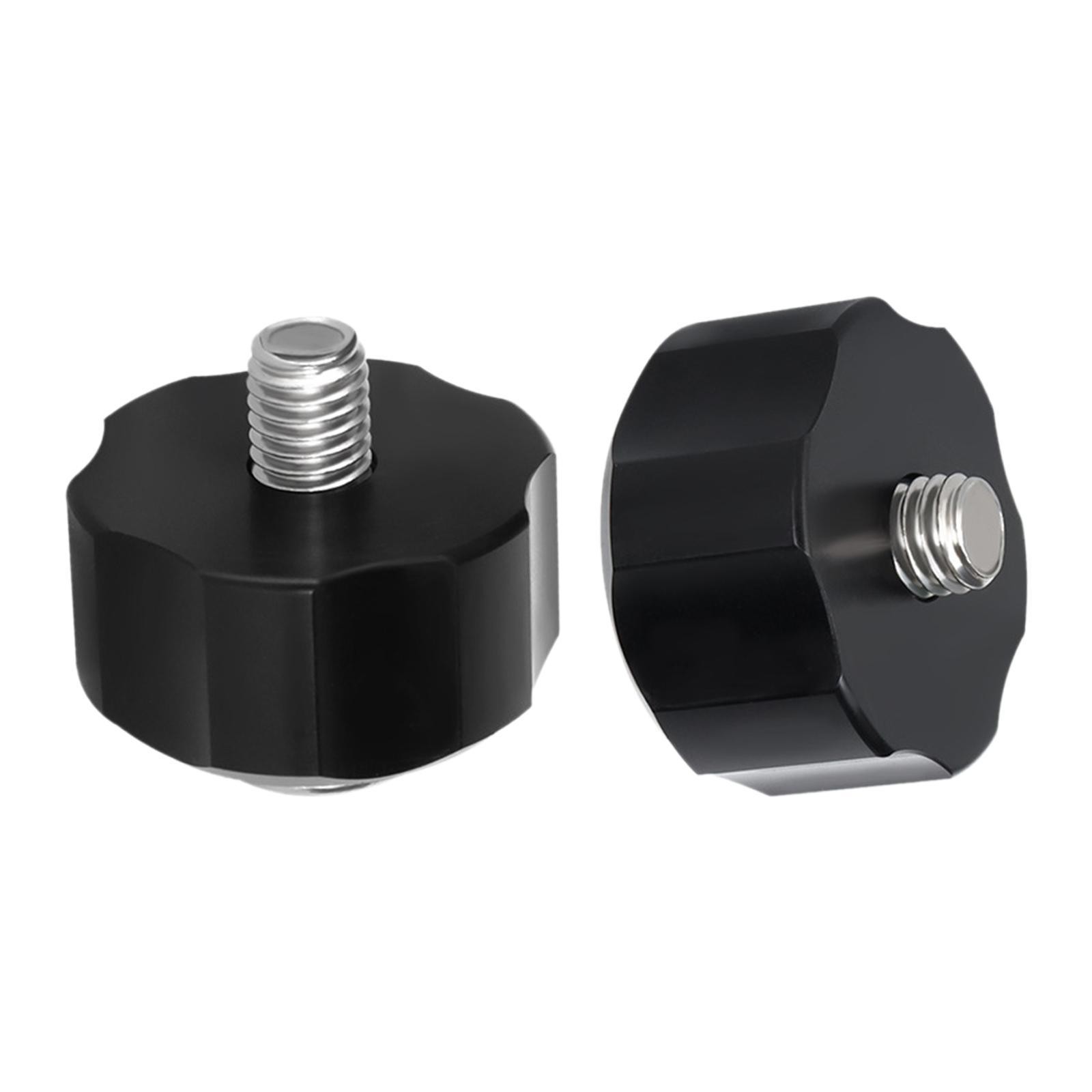 1 Pair Backplate Screws and Nuts Replacement M8 Fasteners Black Nut SS316