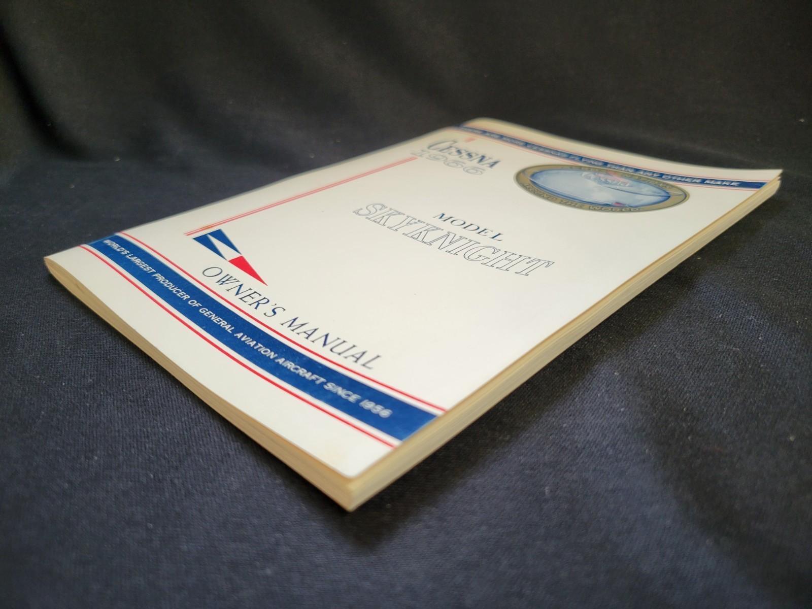 Cessna Model Skyknight Owners Manual 1966
