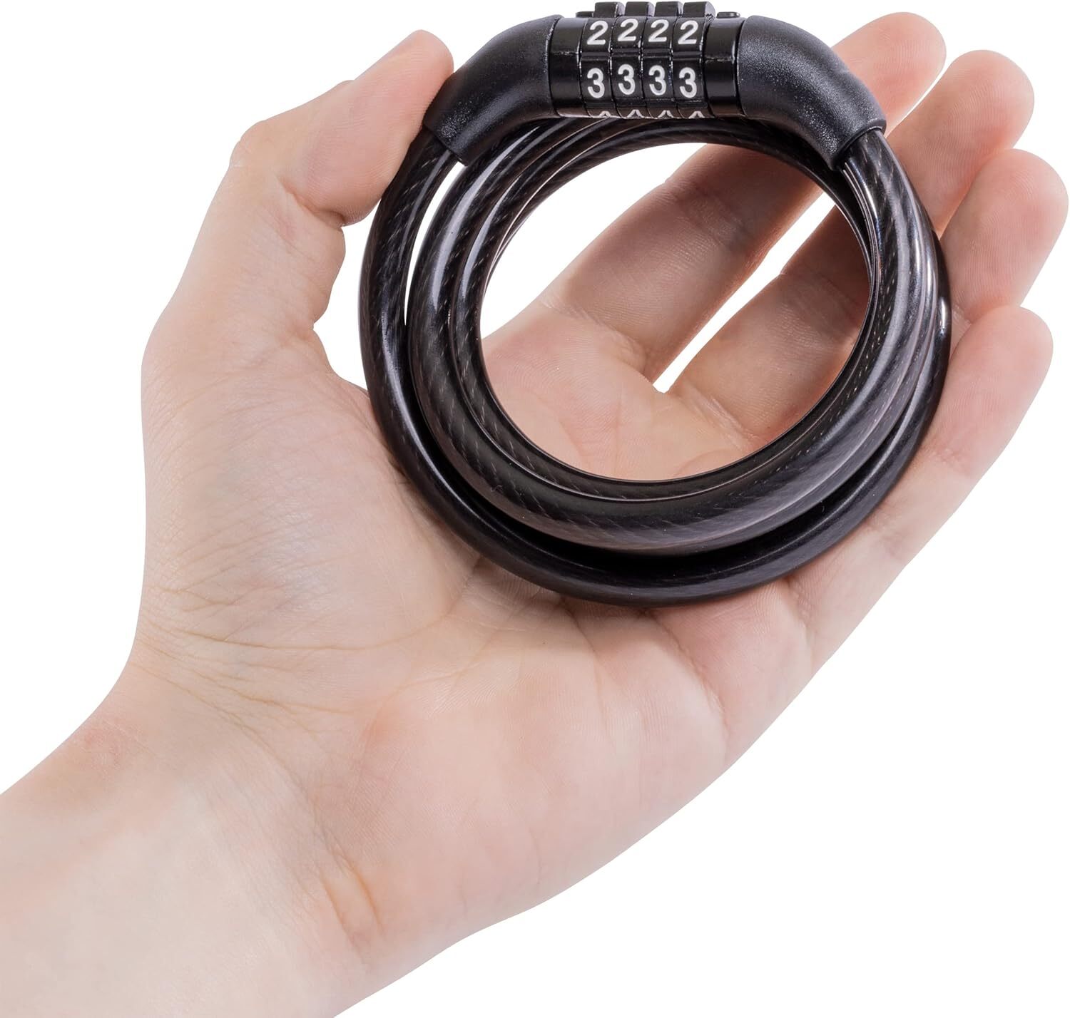 Master Lock Bike Lock Cable with Combination Black, 8143D - 2 PACK