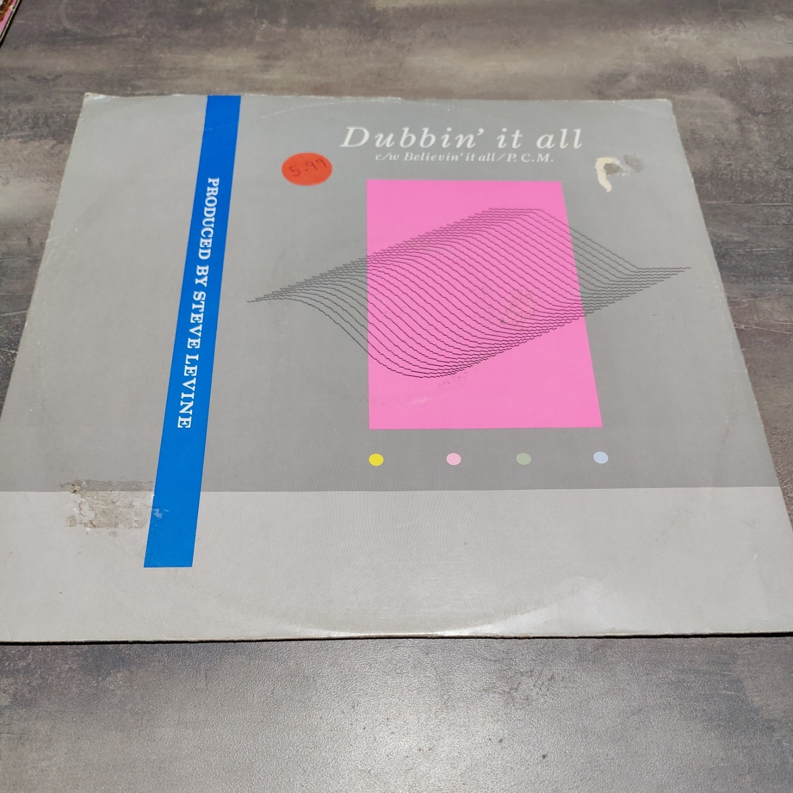 Steve Levine Vinyl 12" Single Dubbin' It All CHS 12 2775 G