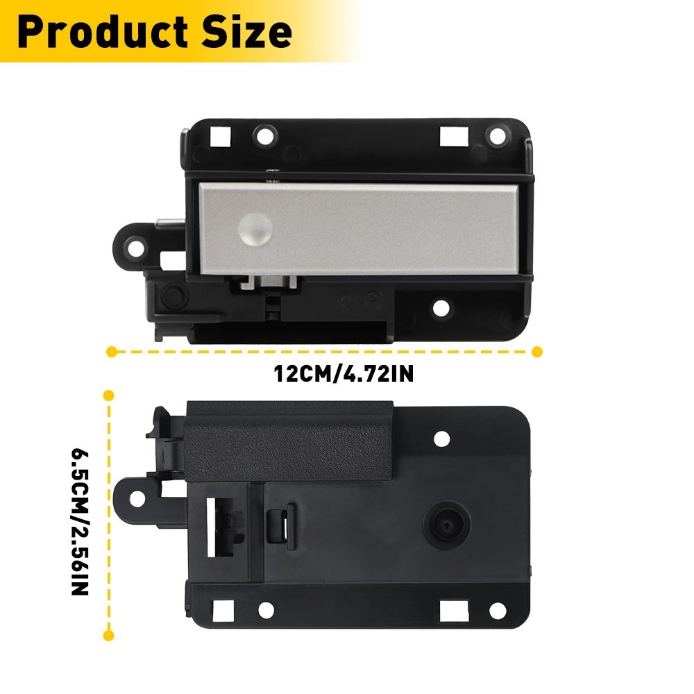 Glove Box Lock Compartment Latch Handle For 2005-2014 Chevrolet Silverado Silver