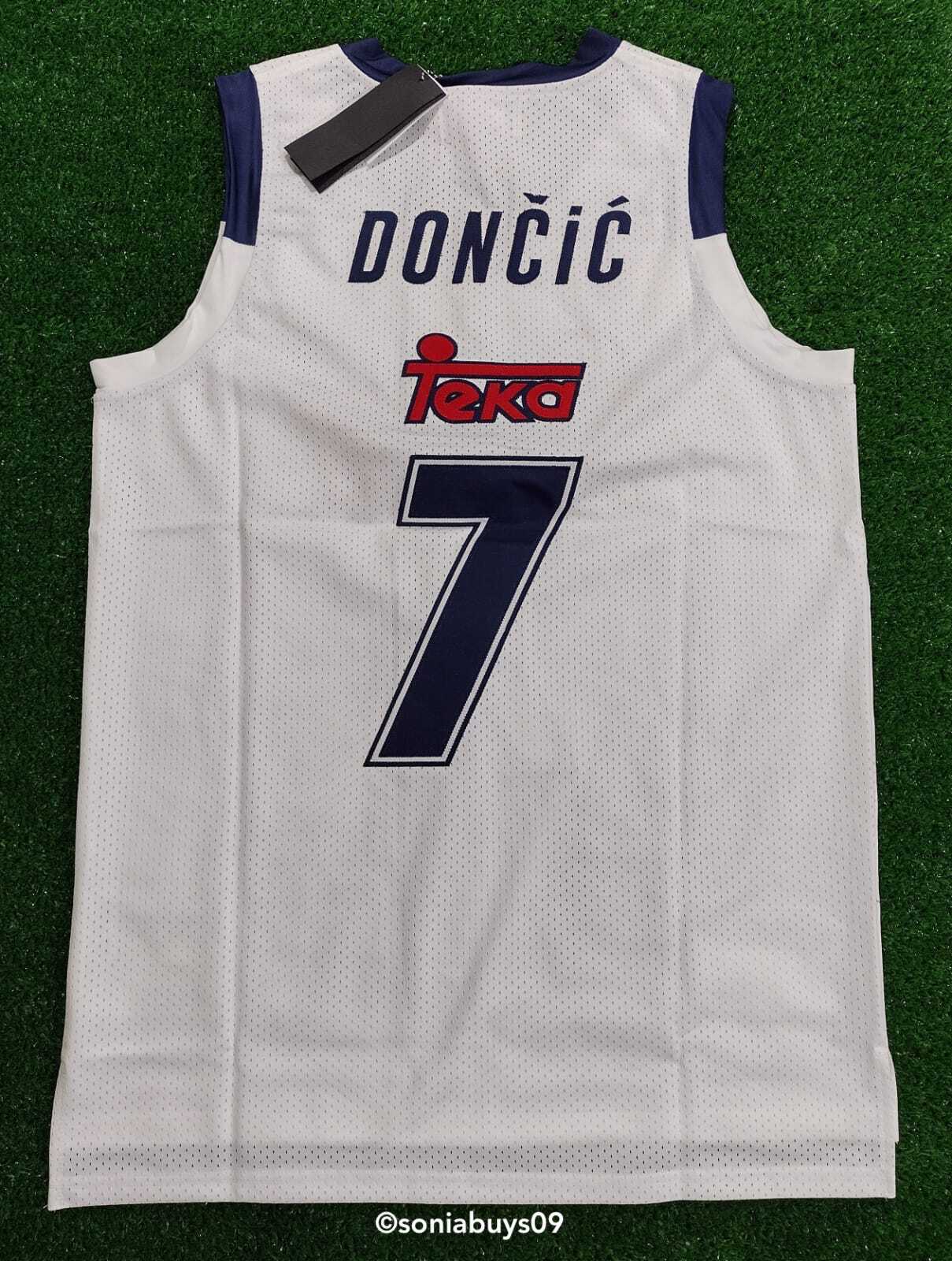 Headgear Classics Nostalgia Luka Doncic Madrid Basketball Authentic Jersey,Sizes