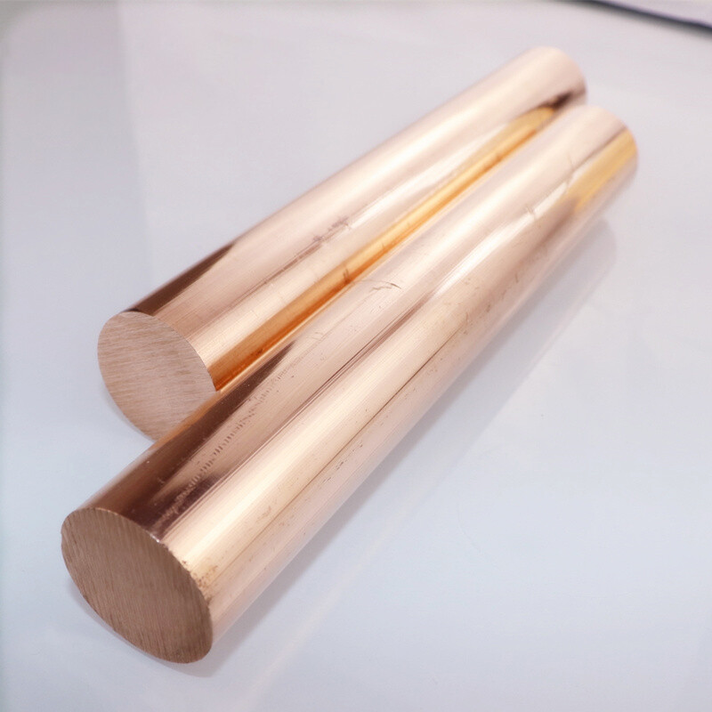 Copper Solid Round Rod Bar Multiple Sizes Length 250mm Diameters 12mm-32mm