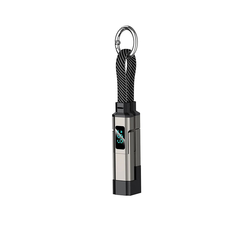 Super Fast Charging 4 in 1 Keychain Data Cable Smart Digital Display All Models