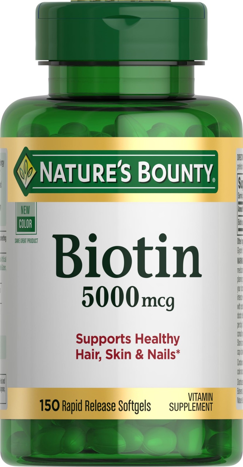 Nature's Bounty Biotin, Supports Metabolism for 150 Count (Pack of 1)