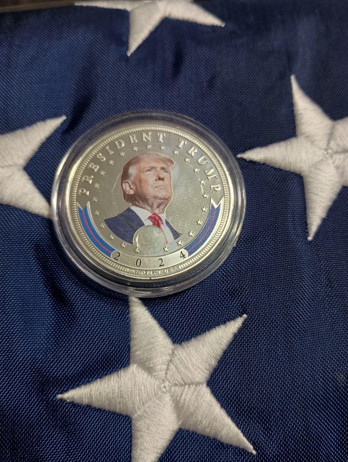 Donald Trump 2024 silver Commemorative Coin United States Political Theme