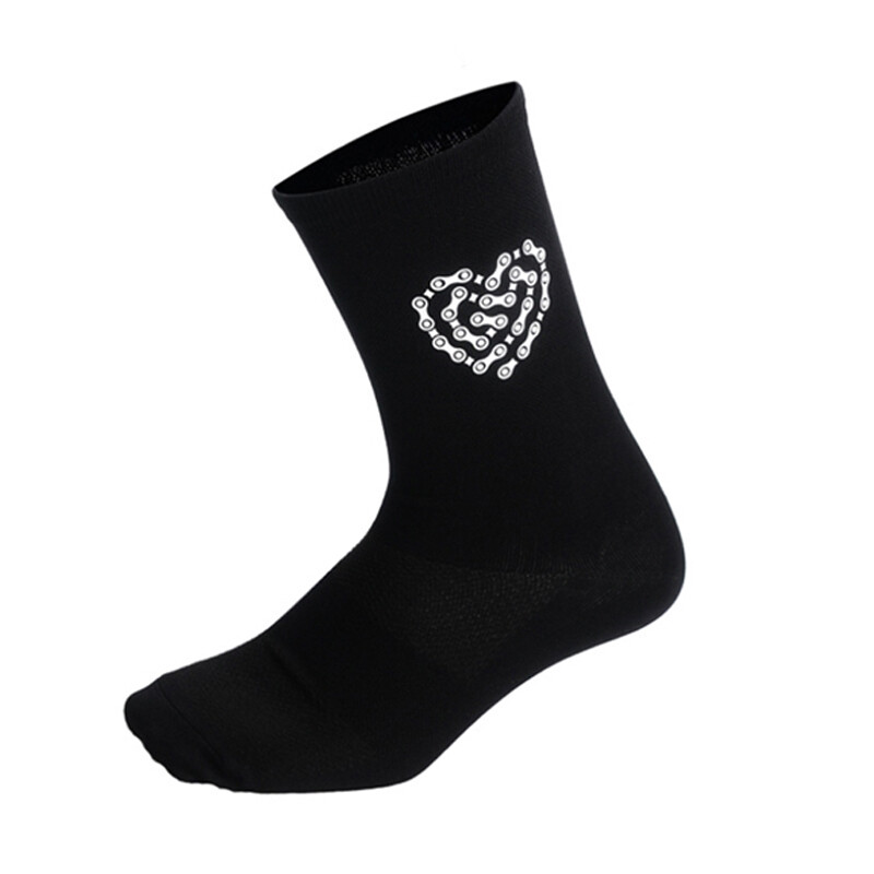 Cycling Socks Men Women Bicycle Bike Riding Sports Ankle Socks XC BMX MTB Black