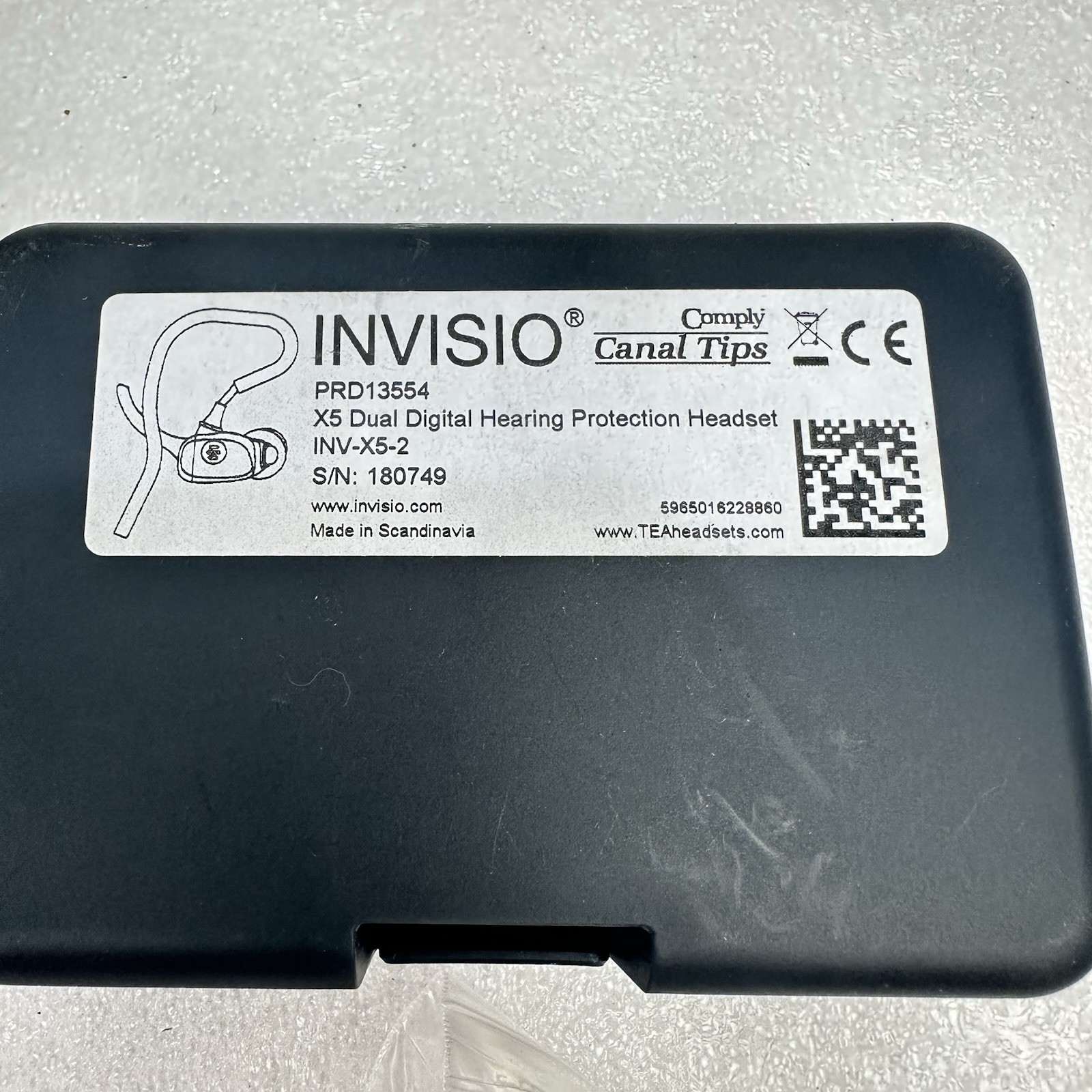 Invisio INV X50 Tcaps Comms Kit X5 TEA PRC 148 152 154 Communication Headset