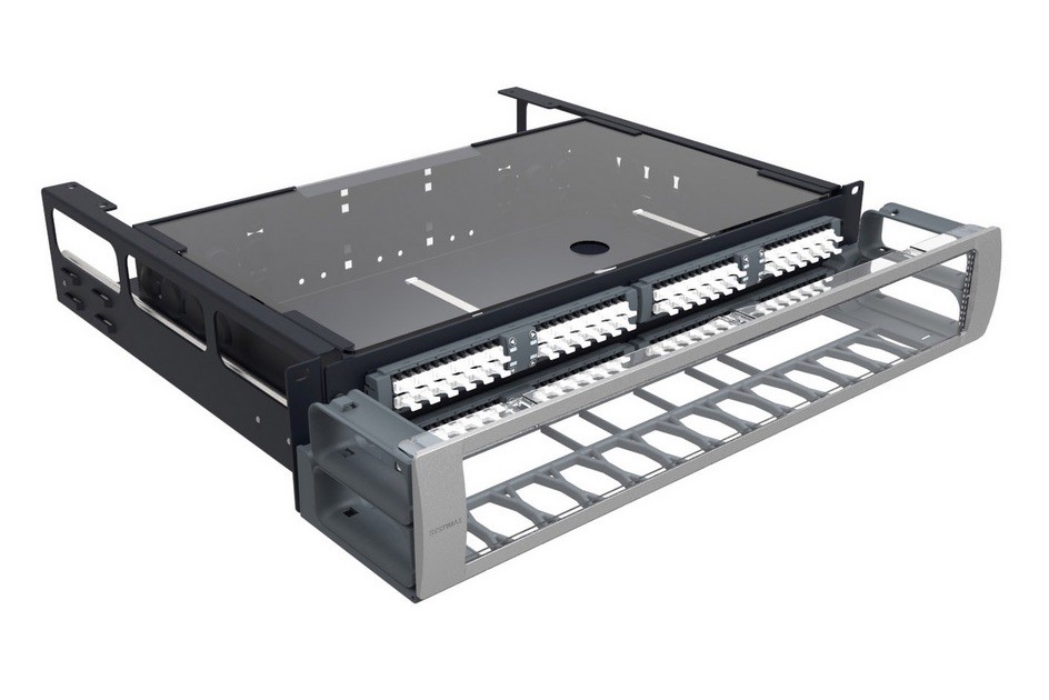 CommScope Systimax 360G2-2U-MOD-SD Sliding Cassette Shelf Distribution Panel
