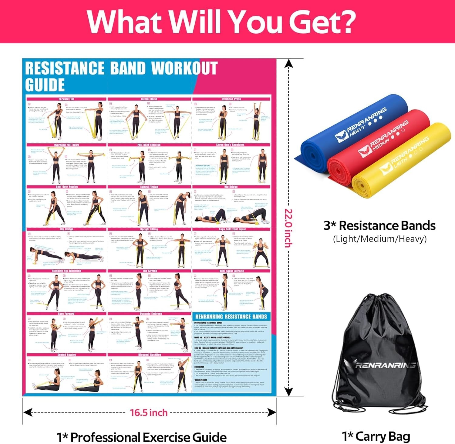 Resistance Bands for Working Out Exercise Bands for Physical Therapy Stretch Rec