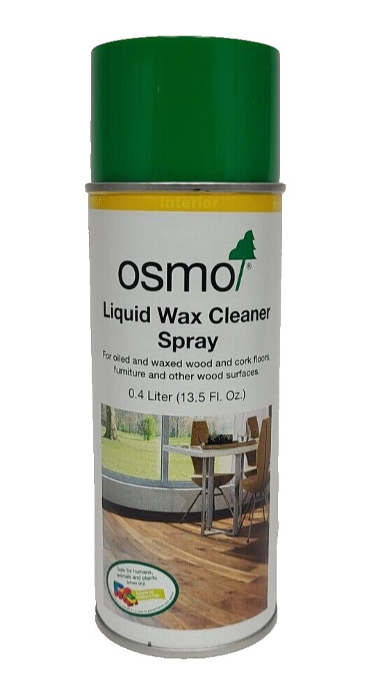 OSMO 3029 Liquid Wax Cleaner Spray Wood Furniture Floor 0.4 Liter
