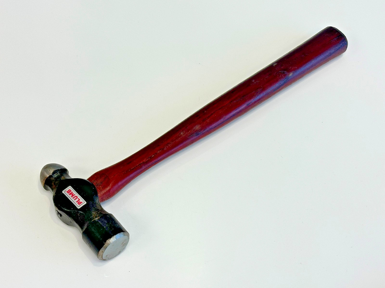 Plumb Tools USA 24oz Ball Peen Hammer w/ Wood Handle - New Old Stock (NOS)