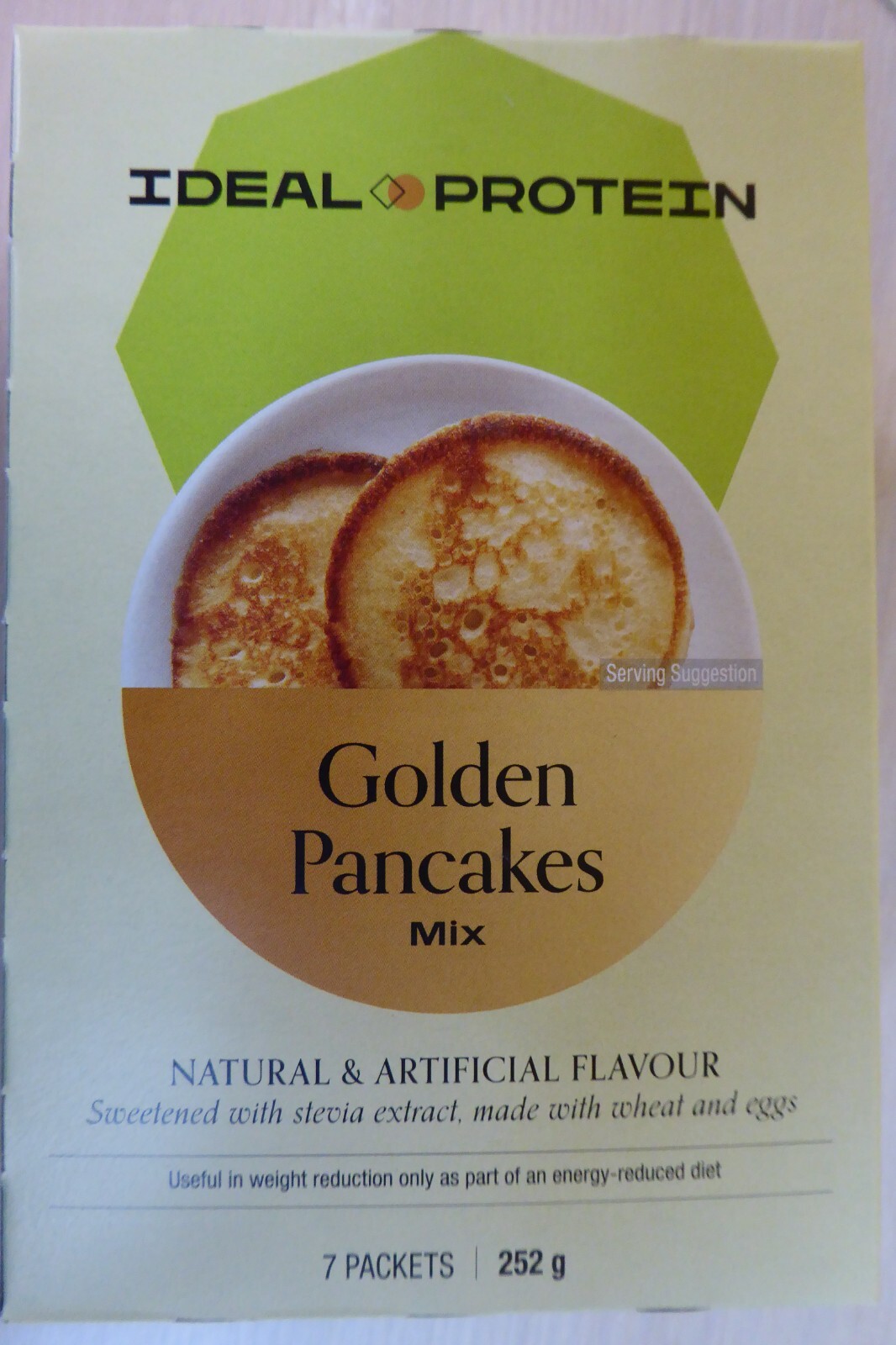 IDEAL PROTEIN  GOLDEN PANCAKE MIX (1 BOX OF 7 packets) (B/B 2026/05/30)