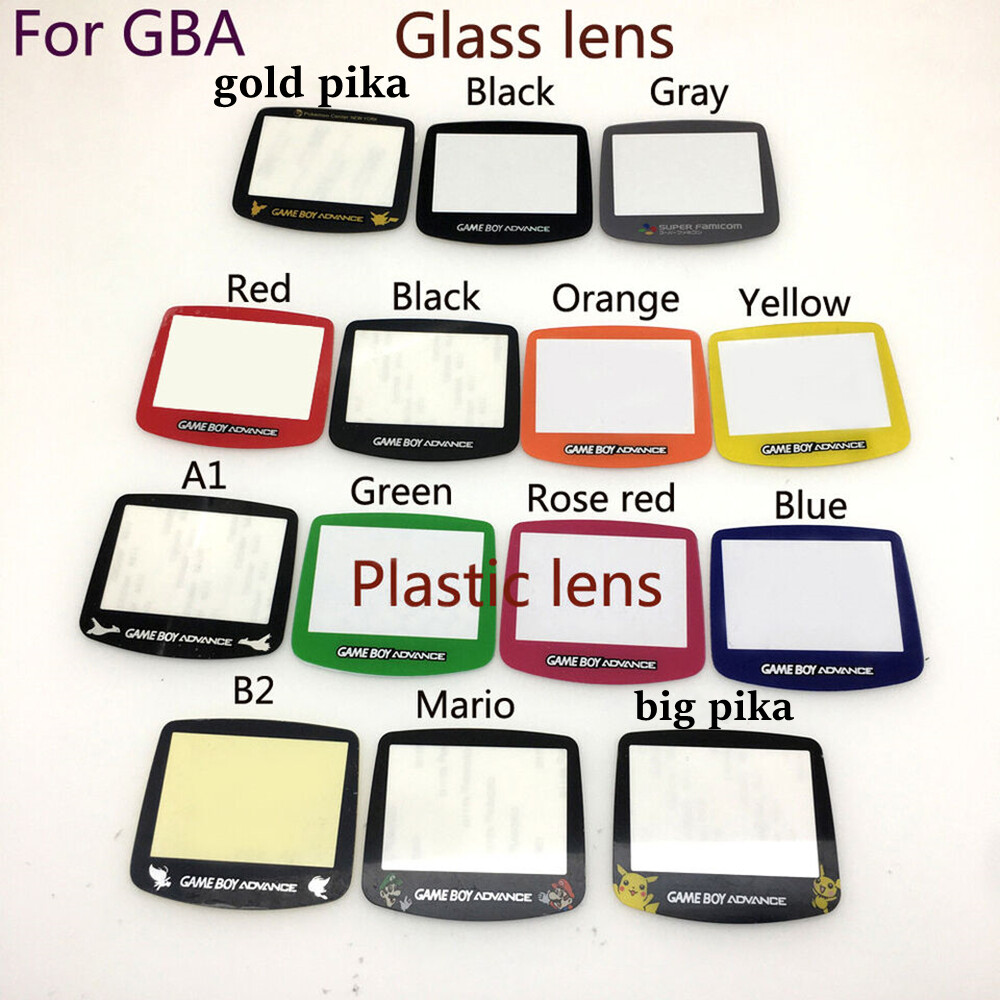 Glass &Plastic Screen Lens For Gameboy Advance For Game boy Advance GBA AGS-001
